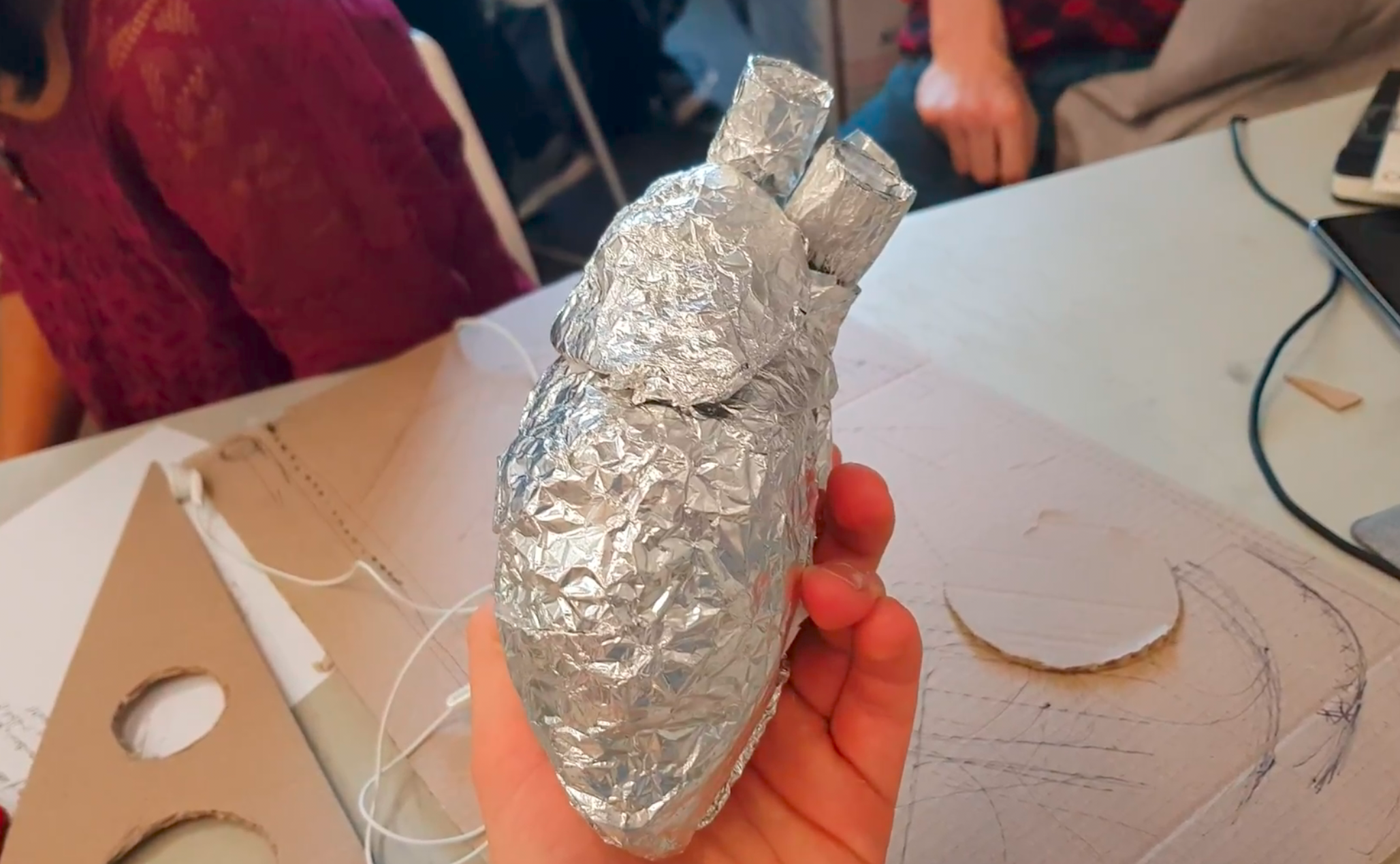 BEAT — foil detailing on the copper heart